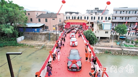 重建后的五十圩橋能滿足通車的要求。